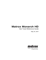 Matrox Monarch HD Dev Tools Reference Manual