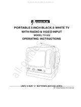 Lenoxx Audax TV-502 Operating Instructions Manual