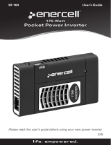 Enercell 175-Watt Pocket Power Inverter User manual