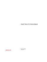 Oracle X7-2 User manual