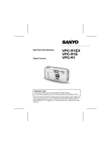 Sanyo VPC-R1EX User manual