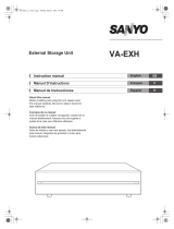 Sanyo VA-EXH User manual