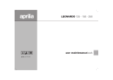 APRILIA LEONARDO 150 - 2001 User manual