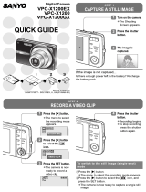 Sanyo VPC-X1200 Quick Manual
