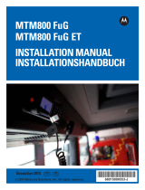 Motorola MTM800 FuG ET Installation guide