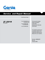 Terex Genie Z-33/18 Service and Repair Manual