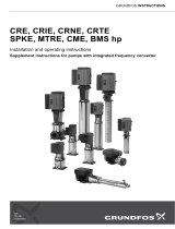 Grundfos CRE Installation And Operating Instructions Manual