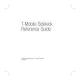 T-Mobile Sidekick User manual