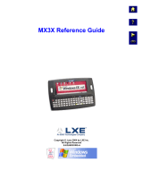 LXE MX3X Reference guide