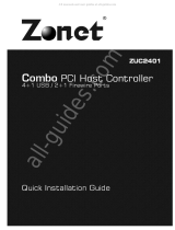 Zonet ZUC2401 Quick Installation Manual
