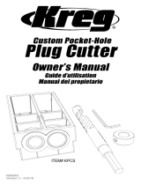 Kreg Custom Pocket-Hole Plug Cutter User manual