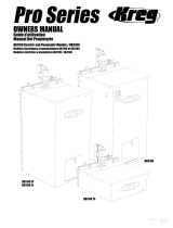 Kreg Single-Spindle Electric Pocket-Hole Machine User manual