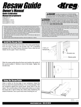Kreg 4½” Resaw Guide User manual