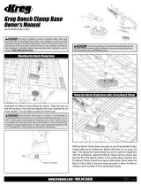 Kreg Bench Clamp Base User manual