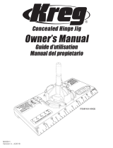 Kreg Concealed Hinge Jig User manual