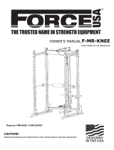 Force USA F-MR-KNEE Owner's manual