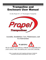 Propel 10×14 Rectangle Trampoline User manual