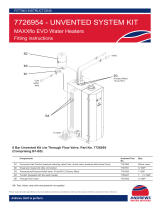 andrews Unvented Kit MAXXflo EVO 6 BAR Fitting Instructions