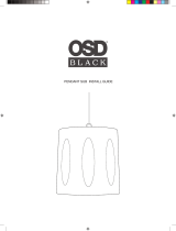 OSD Audio Black Series 70V Pendant Subwoofer Owner's manual