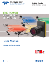 Teledyne e2v ELiiXA+ 8k/4k colour CameraLink User manual