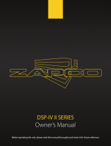 zapco DSP-Z8 IV II / ADSP-Z8 IV-8 User manual