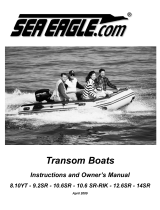 Sea Eagle Transom Sport Boats Operating instructions