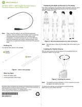 Motorola Astro APX 3000 Quick start guide