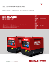 Mosa GE SX-6000 YDM Owner's manual