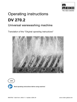 Meiko EcoStar 545D Operating instructions