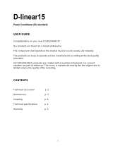 Consonance D-Linear15 Owner's manual