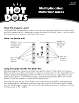 Educational Insights Hot Dots® Math Flash Cards — Multiplication Product Instructions