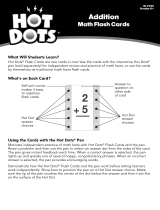 Educational Insights Hot Dots® Math Flash Cards — Addition Product Instructions