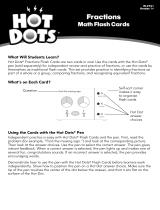 Educational Insights Hot Dots® Math Flash Cards — Fractions Product Instructions