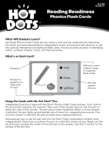 Educational Insights Hot Dots® Phonics Flash Cards — Reading Readiness Product Instructions