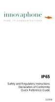 Innovaphone IP65 Short User Guide