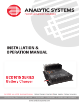Analytic Systems BCD1015 SERIES Owner's manual