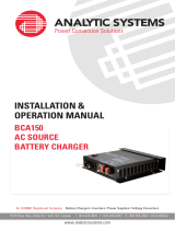 Analytic Systems BCA150 Owner's manual