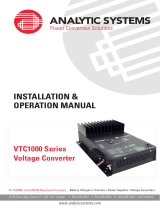Analytic Systems VTC1000-250-12 Owner's manual