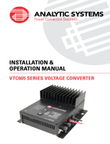 Analytic Systems VTC605 Series Owner's manual