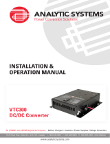 Analytic Systems VTC300-32-24 Owner's manual