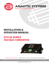 Analytic Systems VTC120h-48-24 Owner's manual