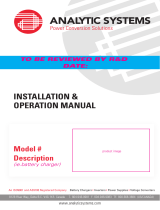 Analytic Systems BCD1015R-72-12 Owner's manual