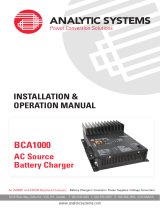 Analytic Systems BCA1000-220-12 Owner's manual