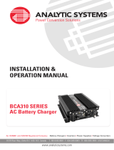 Analytic Systems BCA310-110-72 Owner's manual