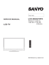 Sanyo LCD-24XAZ10F User manual