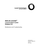 Lucent Technologies Merlin Legend 7102 User manual