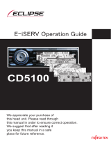 Eclipse - Fujitsu Ten E-iSERV CD5100 User manual