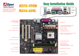 AOpen MX46-800N Easy Installation Manual