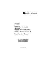 Motorola TETRA MTH800 Basic Service Manual