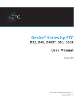ETC Desire Series User manual